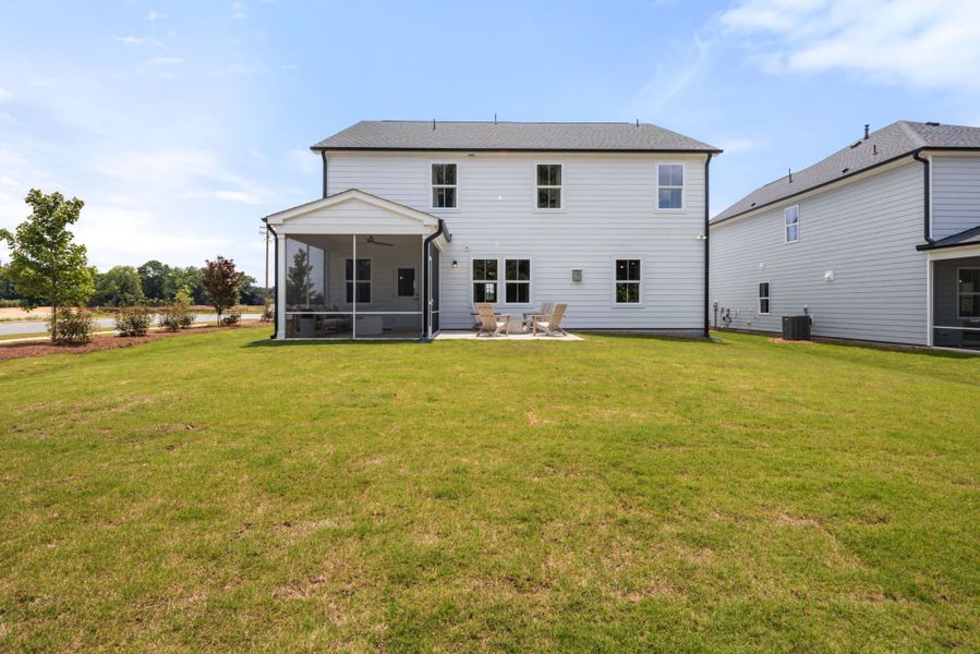 Exterior details and patio area of a home in Providence Oaks, Fuquay Varina (Image 4).