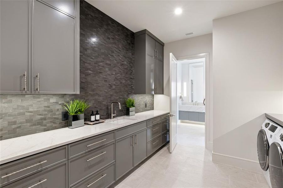 Furnished interior view inside a new home in , Fort Worth (Image 29).