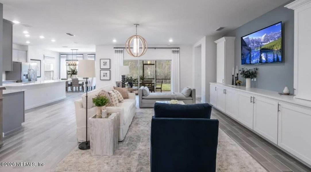 Furnished interior view inside a new home in , St. Johns (Image 15).