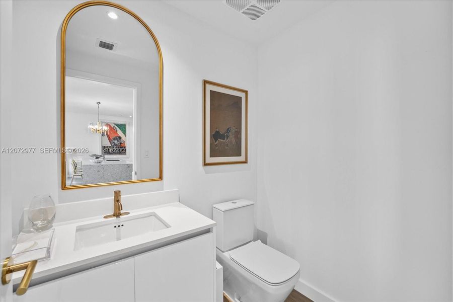 Furnished interior view inside a new home in , Miami (Image 6).