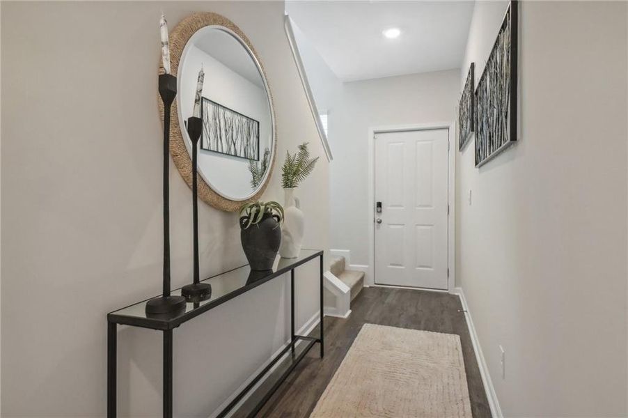 Furnished interior view inside a new home in , Atlanta (Image 4).
