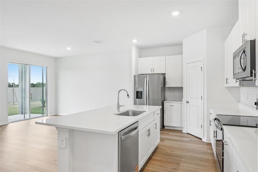 Furnished interior view inside a new home in Two Rivers - Classic Series, Zephyrhills (Image 11).