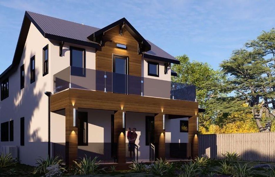 Front exterior of a new home in , St. Petersburg, FL, highlighting curb appeal (Image 1). Front exterior of a new home in , St. Petersburg, FL, highlighting curb appeal (Image 1).