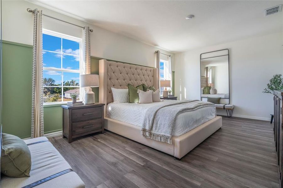 Furnished interior view inside a new home in , Haines City (Image 20).