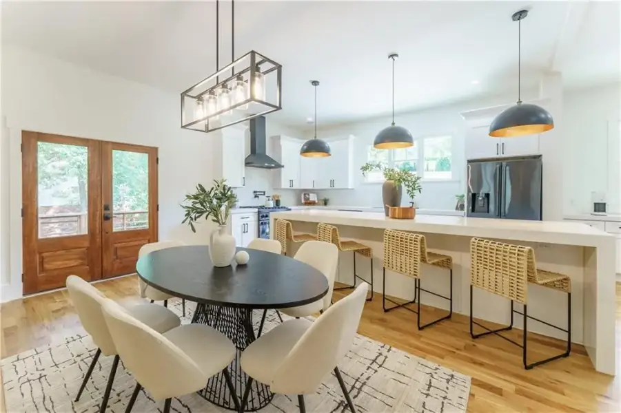 Furnished interior view inside a new home in , Sandy Springs (Image 19).