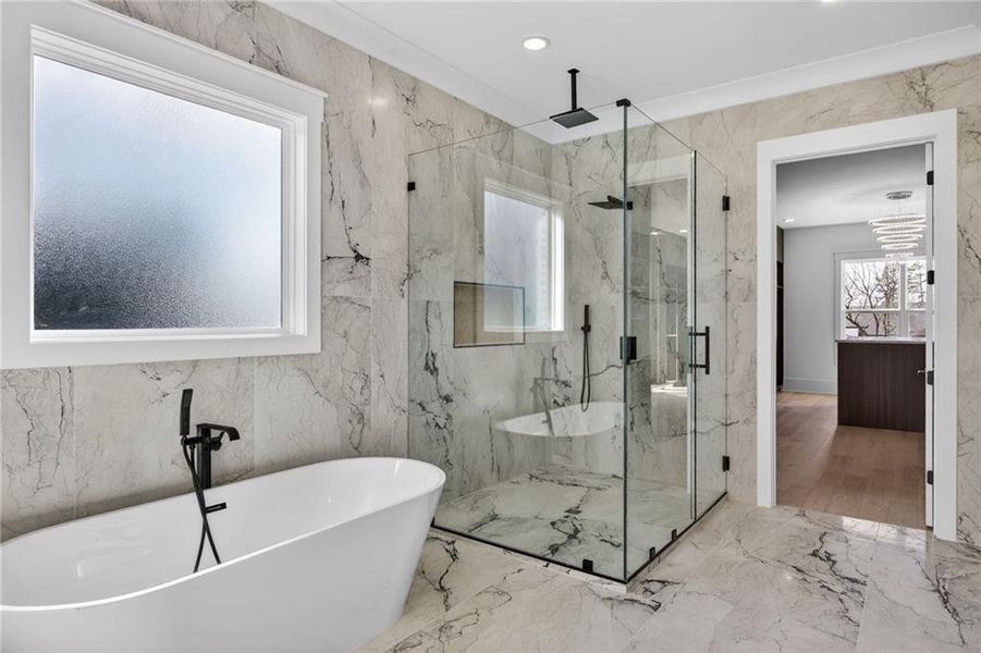 Furnished interior view inside a new home in , Buford (Image 51).