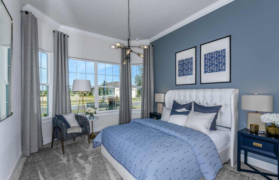 Furnished interior view inside a new home in Del Webb Stone Creek, Ocala (Image 9). Furnished interior view inside a new home in Del Webb Stone Creek, Ocala (Image 9).