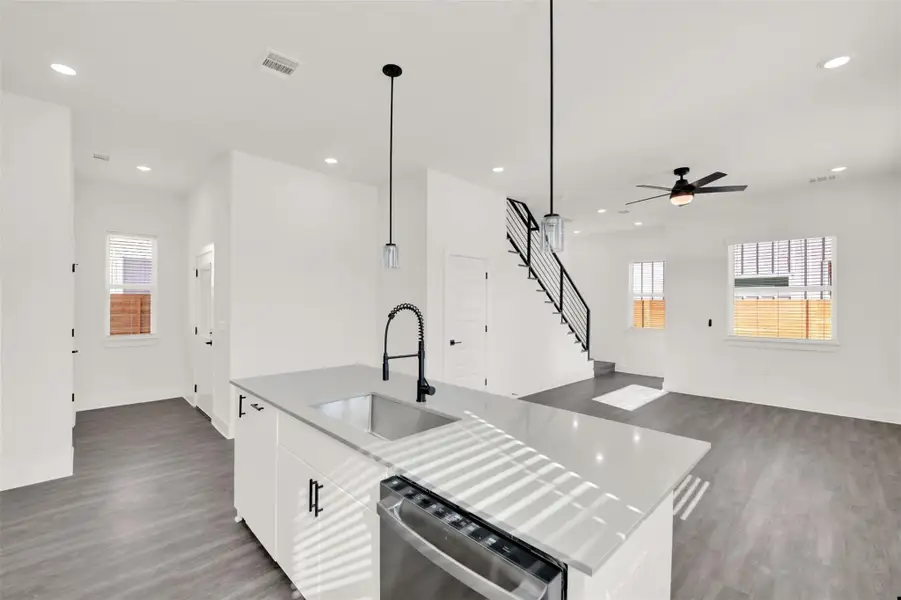 Furnished interior view inside a new home in , Austin (Image 10). Furnished interior view inside a new home in , Austin (Image 10).