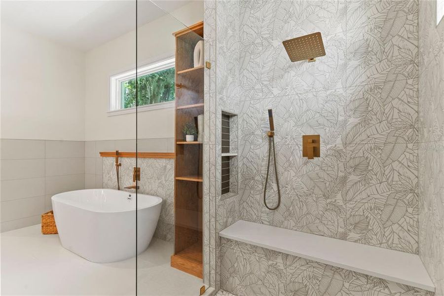 Primary bathroom Primary bathroom