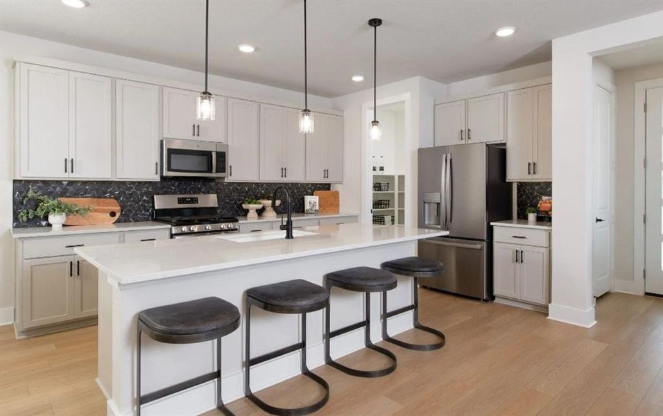 Furnished interior view inside a new home in Terrace Collection at Harvest, Argyle (Image 4). Furnished interior view inside a new home in Terrace Collection at Harvest, Argyle (Image 4).