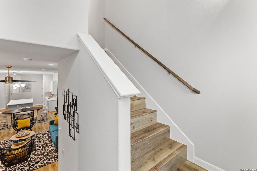 Furnished interior view inside a new home in , San Antonio (Image 12). Furnished interior view inside a new home in , San Antonio (Image 12).