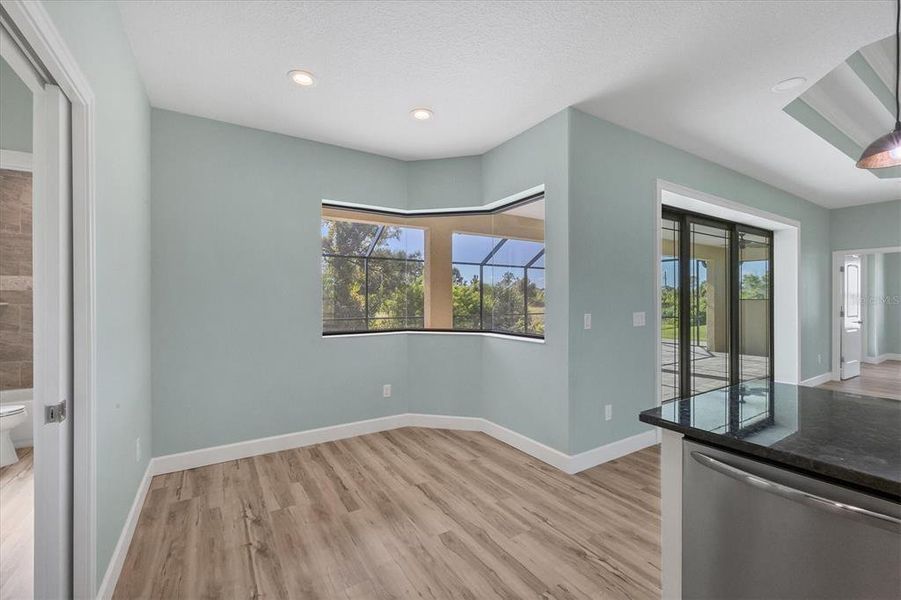 Eat-in Dinette with Fish Bowl Views