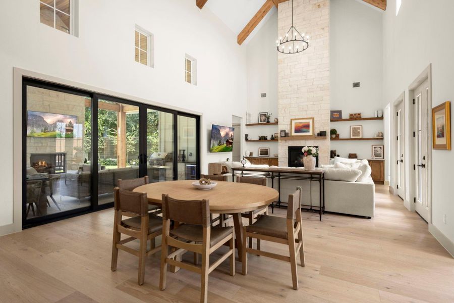 Furnished interior view inside a new home in , Tomball (Image 39).