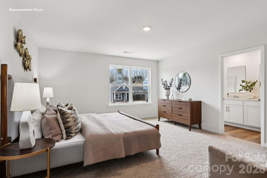 Furnished interior view inside a new home in Villages of Maiden, Maiden (Image 8). Furnished interior view inside a new home in Villages of Maiden, Maiden (Image 8).