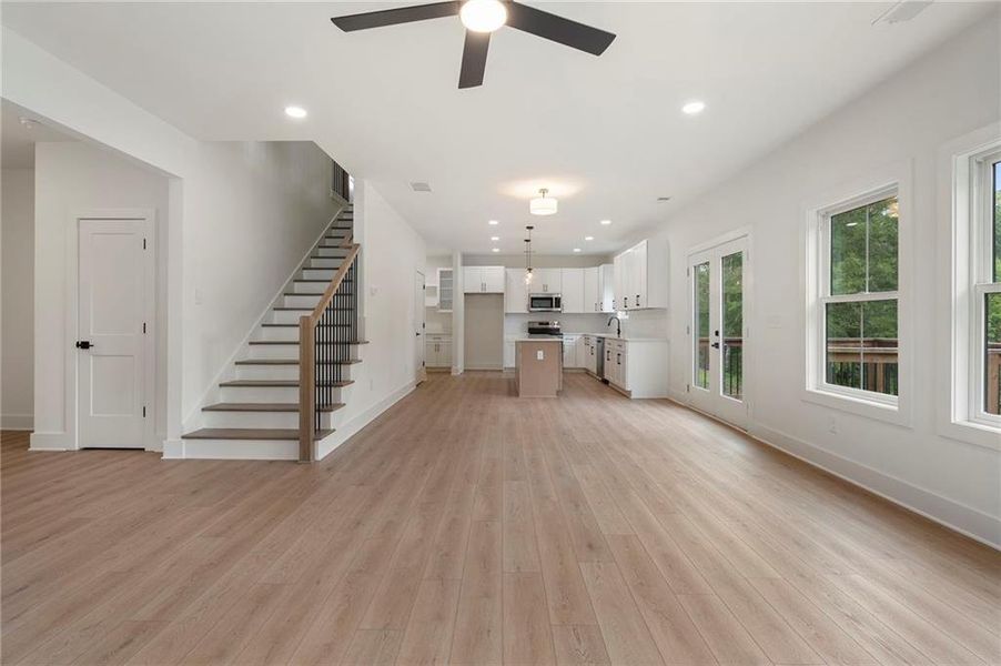 Spacious, unfurnished interior of a new home in , Hiram (Image 46).