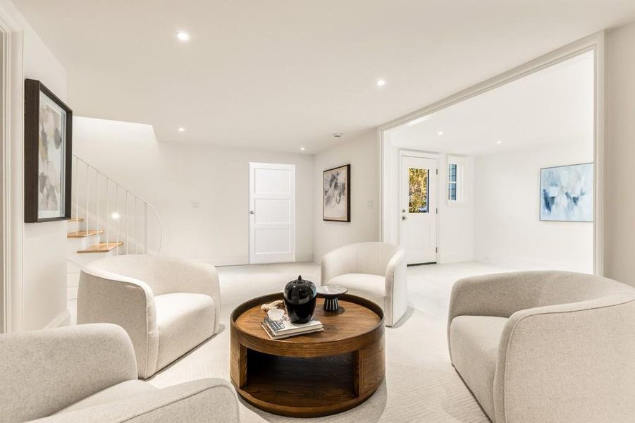 Furnished interior view inside a new home in , Atlanta (Image 8).
