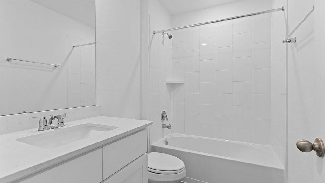 Furnished interior view inside a new home in Westland Ranch 50' Homesites, League City (Image 7).