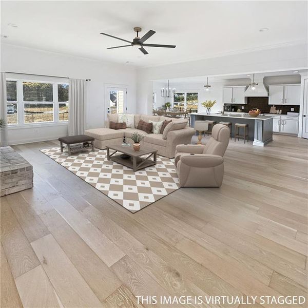 Furnished interior view inside a new home in , Greensboro (Image 10).