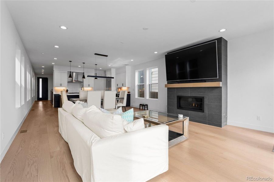 Furnished interior view inside a new home in , Denver (Image 32).