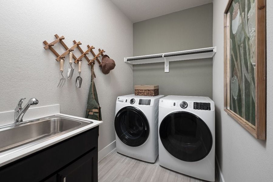 Close-up of interior finishes inside a home in Discovery Collection at Union Park, Little Elm (Image 14).