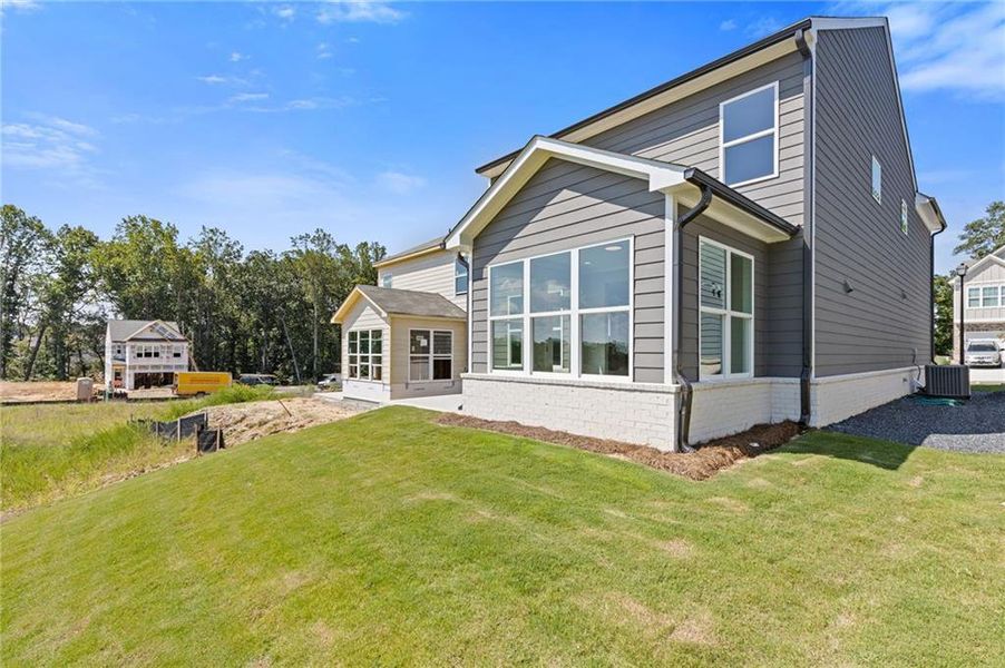 Exterior details and patio area of a home in , Dacula (Image 12).