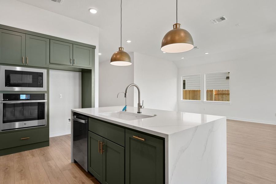 Furnished interior view inside a new home in Lagos Reserve, Manor (Image 7).