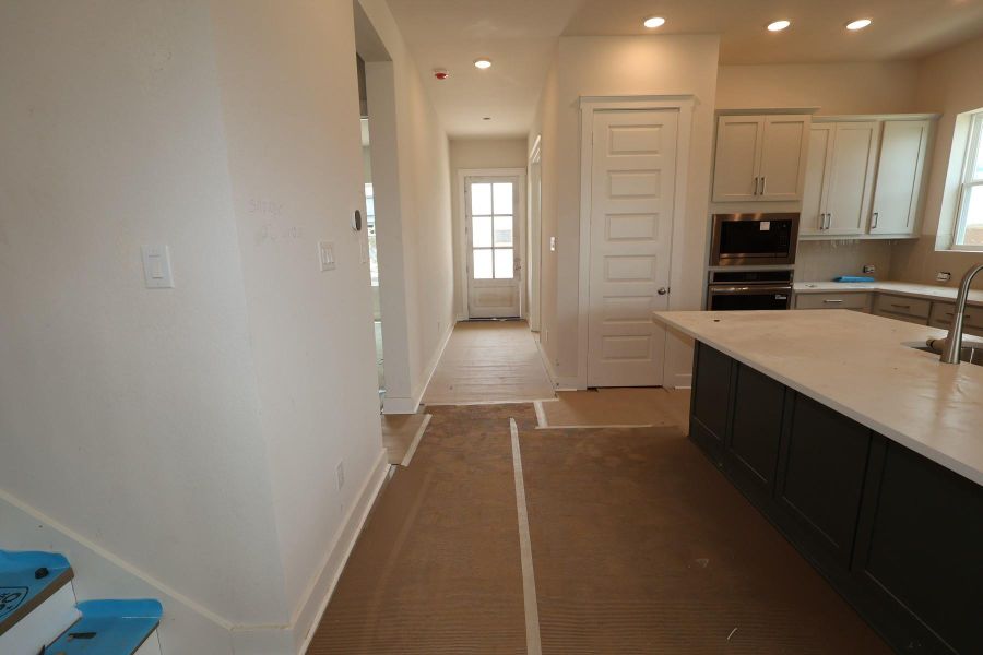 In-progress construction of a new home in Elyson - Grove Row Collection, Katy, TX (Image 8).