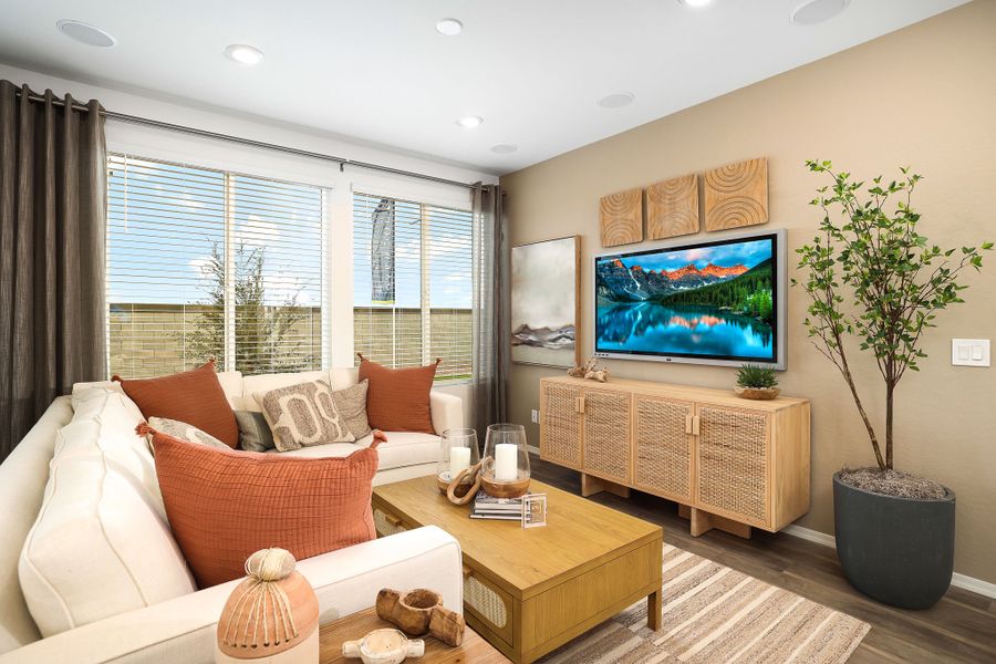 Furnished interior view inside a new home in North Copper Canyon, Surprise (Image 12).