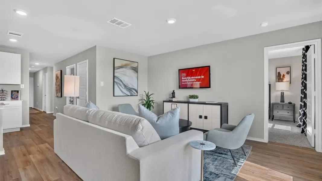 Furnished interior view inside a new home in Springhill South, Boyd (Image 12).