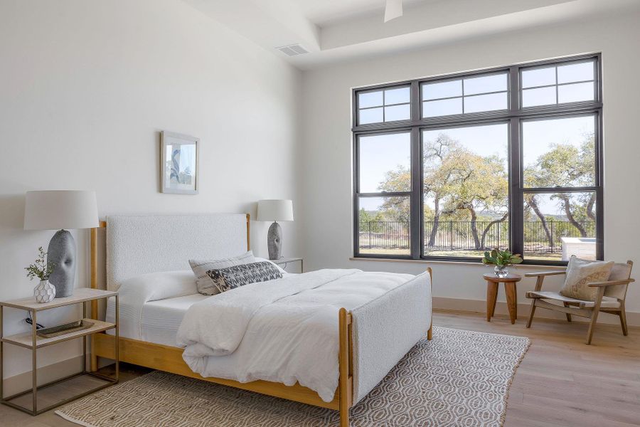 Oversized main bedroom on the main floor