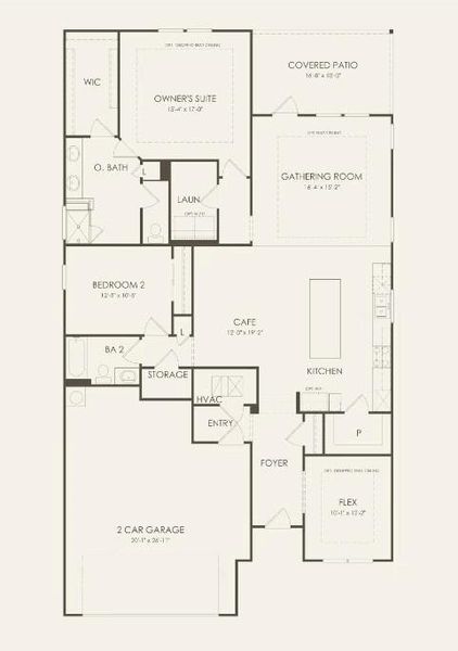 Del Webb Homes, Mainstay floor plan