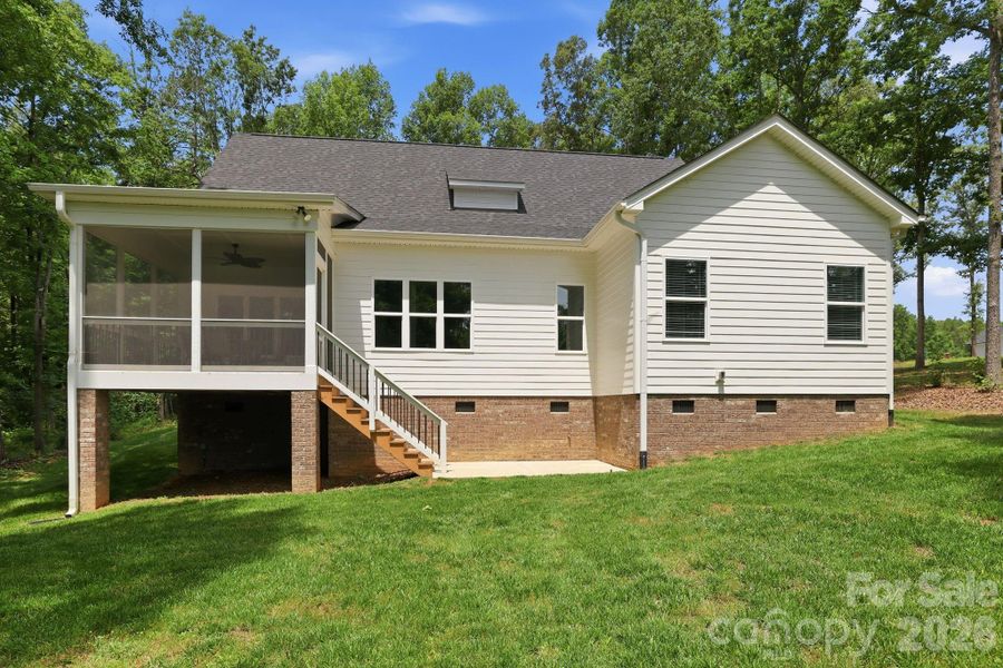 Exterior details and patio area of a home in , Monroe (Image 27).