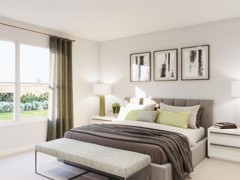 Furnished interior view inside a new home in Christian Meadows, Ennis (Image 11). Furnished interior view inside a new home in Christian Meadows, Ennis (Image 11).