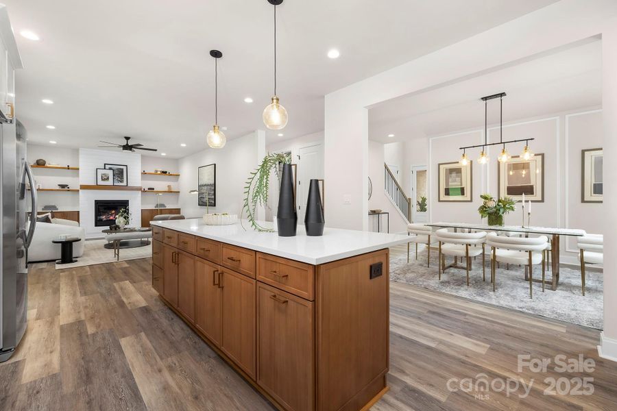 Furnished interior view inside a new home in , Charlotte (Image 13).