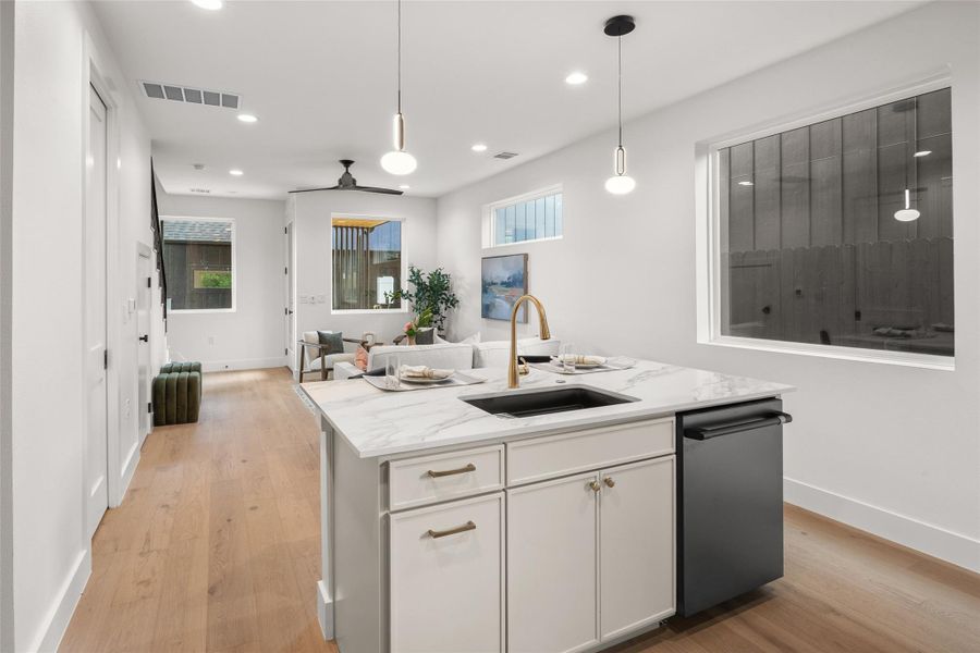 Furnished interior view inside a new home in , Austin (Image 14).