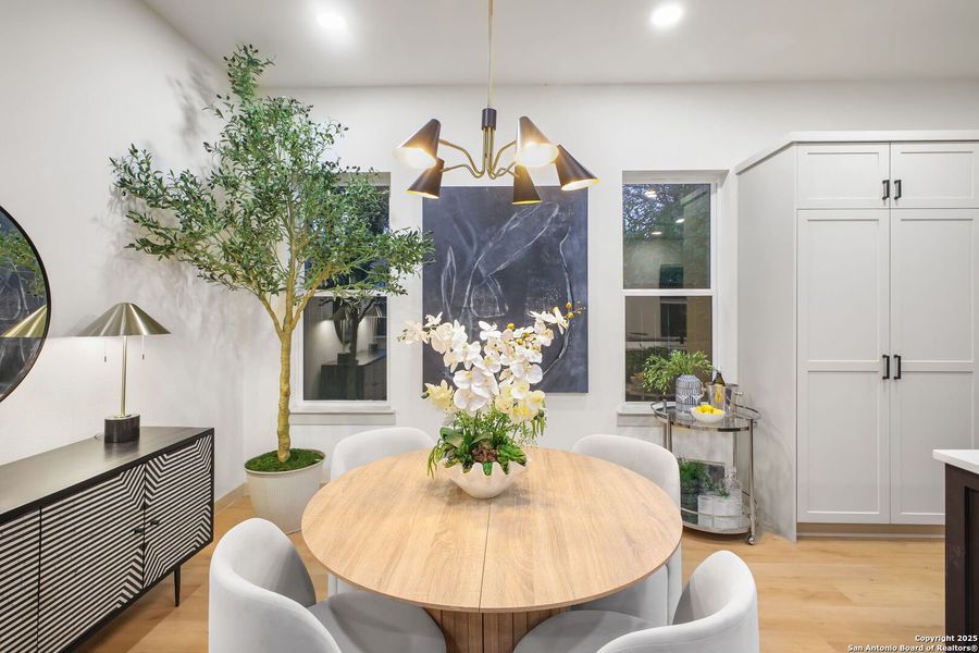 Furnished interior view inside a new home in , San Antonio (Image 42).