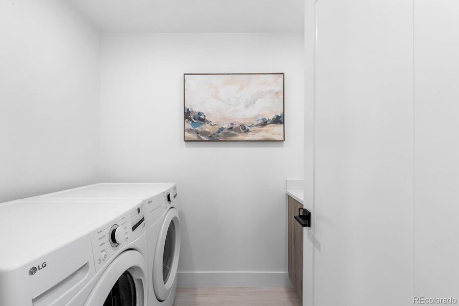 Furnished interior view inside a new home in , Denver (Image 8). Furnished interior view inside a new home in , Denver (Image 8).