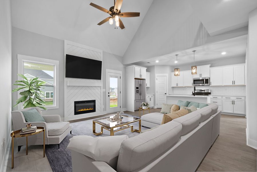 Representative furnished interior of a home built from the Aberdeen by Rockwood Homes in Cherry Fields, Clarksville (Image 5). Representative furnished interior of a home built from the Aberdeen by Rockwood Homes in Cherry Fields, Clarksville (Image 5).