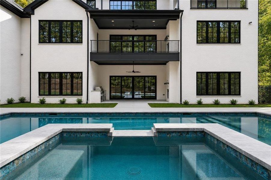 Exterior details and patio area of a home in , Alpharetta (Image 35).