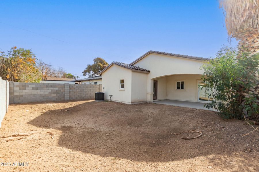 Spacious Backyard