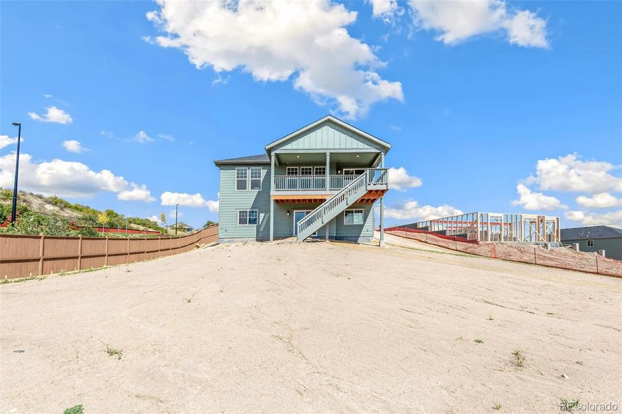 Exterior details and patio area of a home in Terrain Oak Valley, Castle Rock (Image 4).
