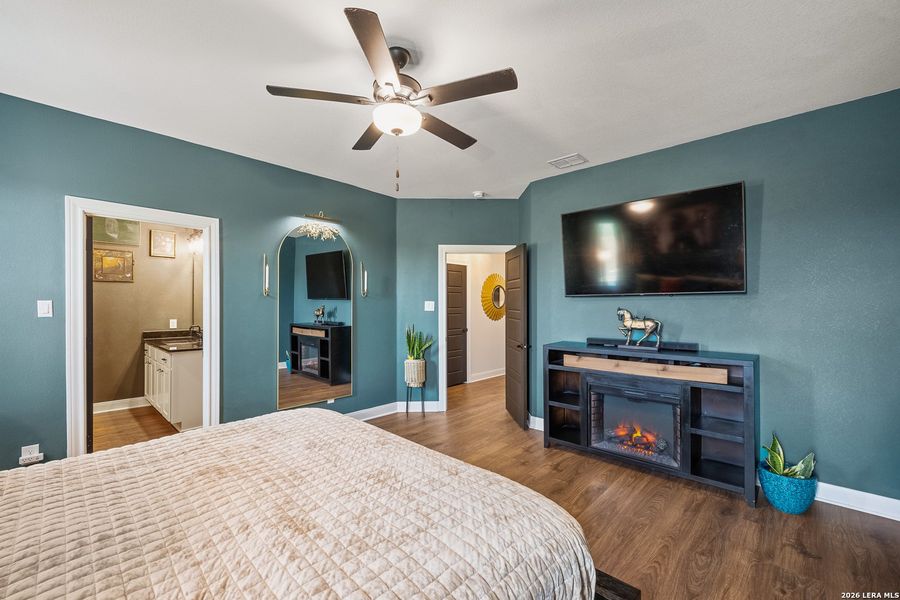 Furnished interior view inside a new home in Hightop Ridge, Converse (Image 27).