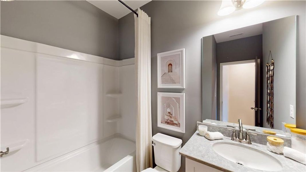 Furnished interior view inside a new home in Daybreak, Newnan (Image 12).