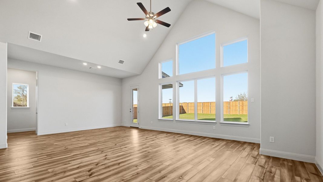 Furnished interior view inside a new home in Lakeshore Bluffs, Shady Shores (Image 32).