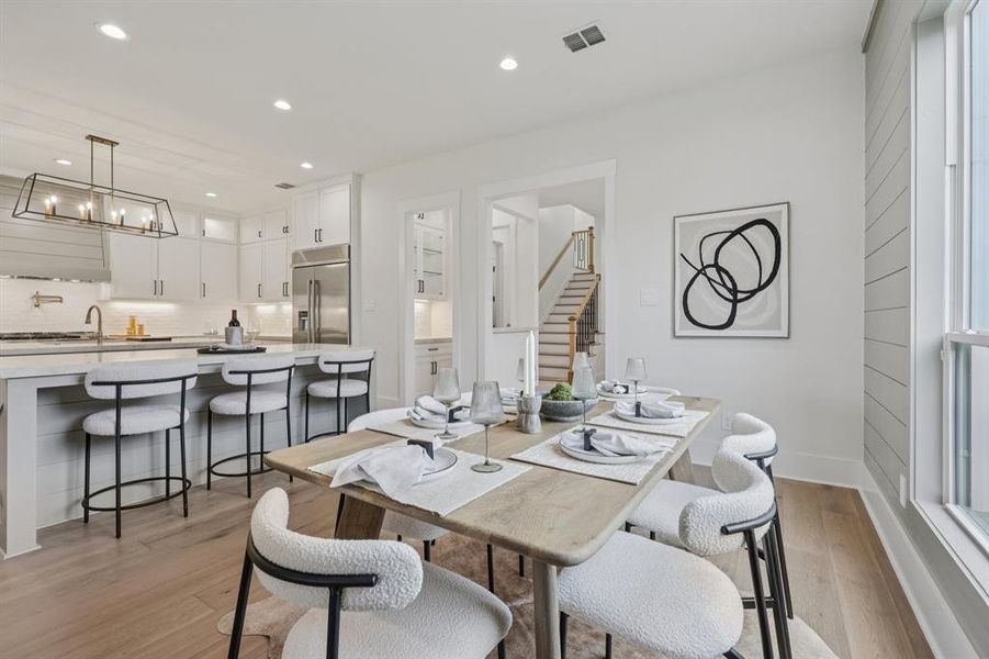 Furnished interior view inside a new home in , Dallas (Image 20).