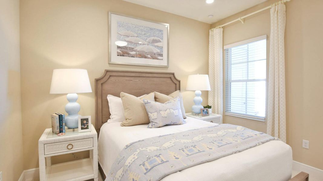 Furnished interior view inside a new home in Palm Grove Real Estate and Homes for Sale in Lakewood Ranch, FL - Neal Communities, Lakewood Ranch (Image 30).