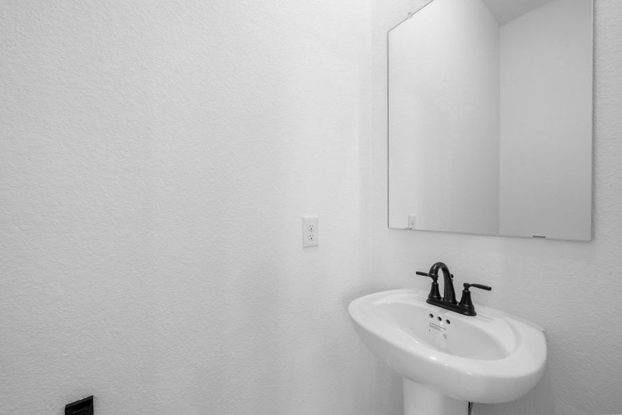 Close-up of interior finishes inside a home in Bridgeland, Cypress (Image 13).