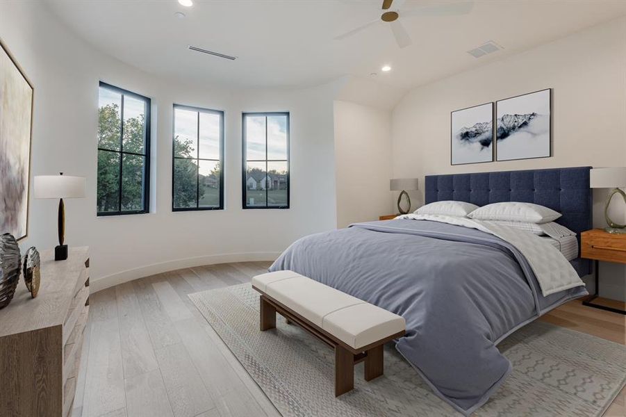 Furnished interior view inside a new home in , McKinney (Image 16).