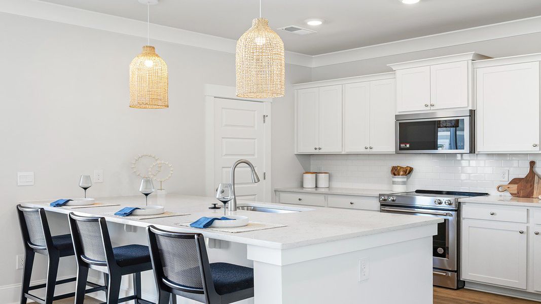 Furnished interior view inside a new home in Rivers Reach, Yemassee (Image 17).
