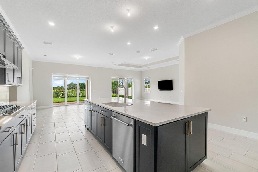 Furnished interior view inside a new home in , Palm Beach Gardens (Image 3).